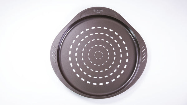 Pyrex Metal Pizza Tray With Easy Grip - Different Sizes & Shapes - AsimetriA