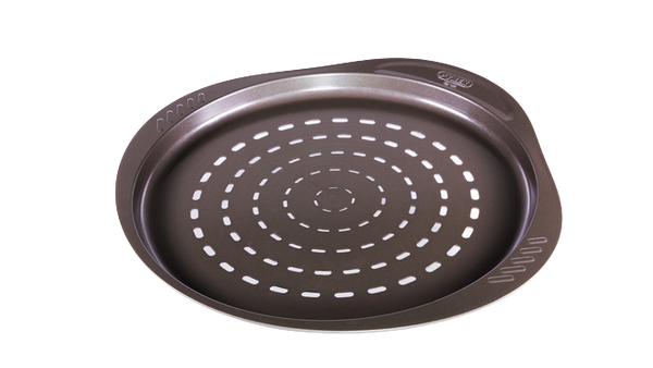 pyrex Metal pizza tray with easy grip - different sizes & shapes - asimetriA