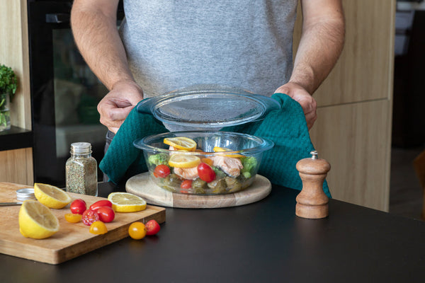 Pyrex Multi-purpose Round Glass Casserole Dish - 4 IN 1 Range