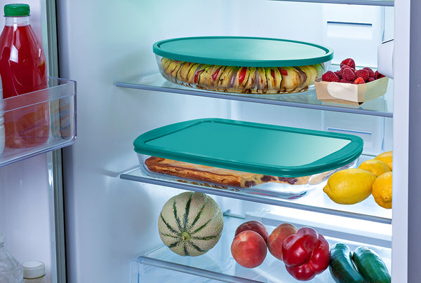 Pyrex Oval Glass Family Oven Dish With Lid For 4/5 People - Cook & Store