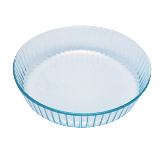pyrex Four-quarter glass mould 26 cm