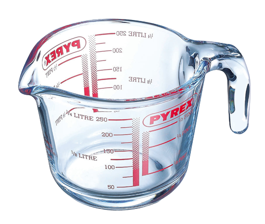 Pyrex Glass Measuring Jug