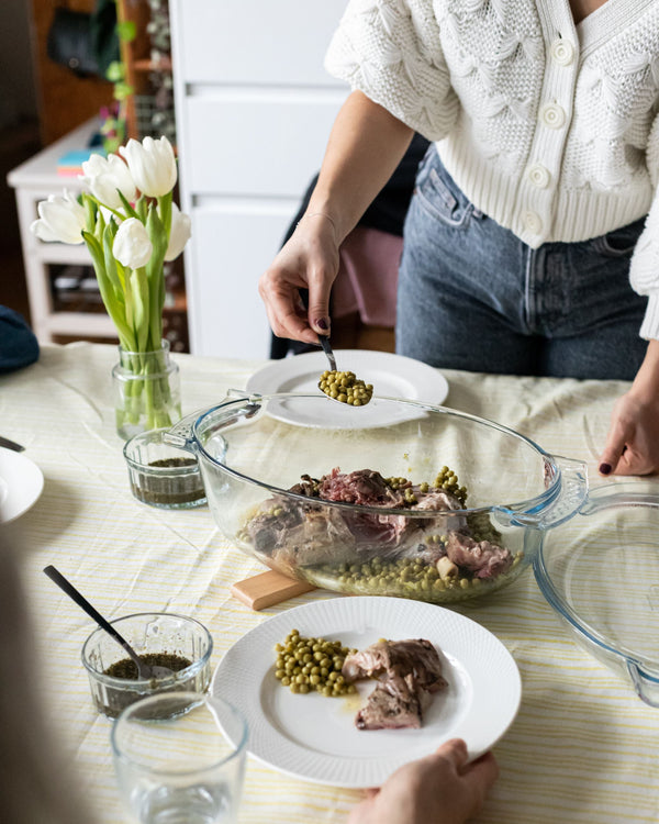 Pyrex Large Oval Glass Casserole Dish