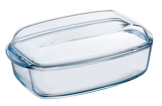 pyrex Large rectangular glass casserole dish