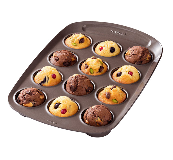 Pyrex Metal Muffin & Cupcake Tray - AsimetriA