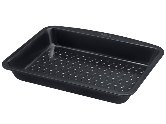 pyrex Rectangular metal oven dish with easy grip - GLIDE