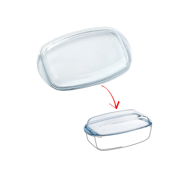 pyrex Replacement lid for rectangular glass casserole dish