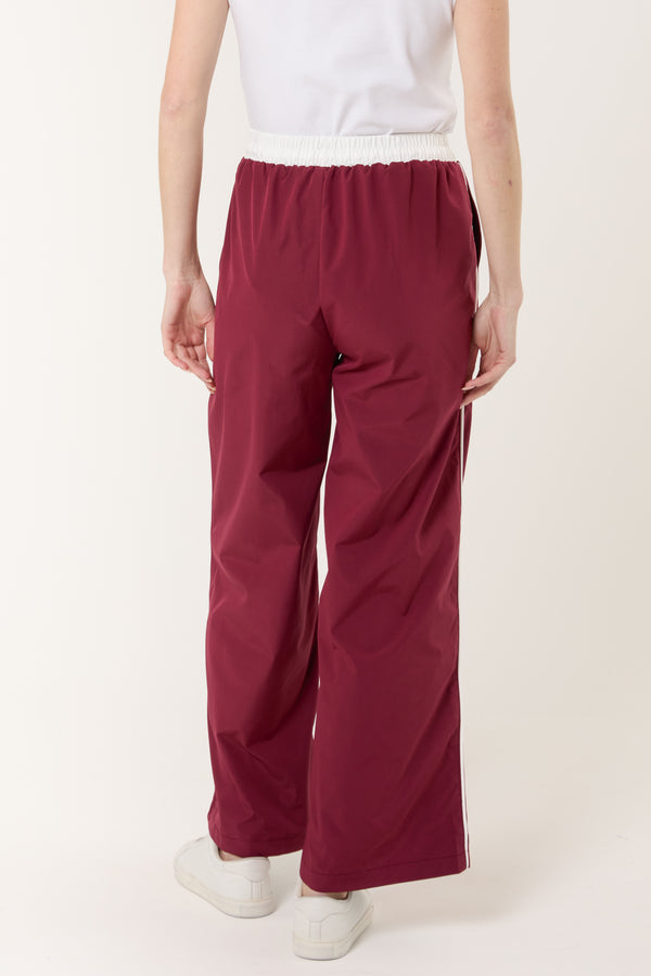 Qed London Elasticated Side Stripe Tracksuit Bottoms