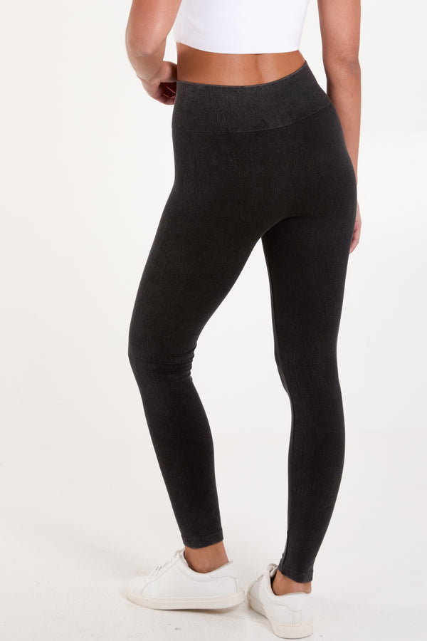 Qed London Acid Wash Legging