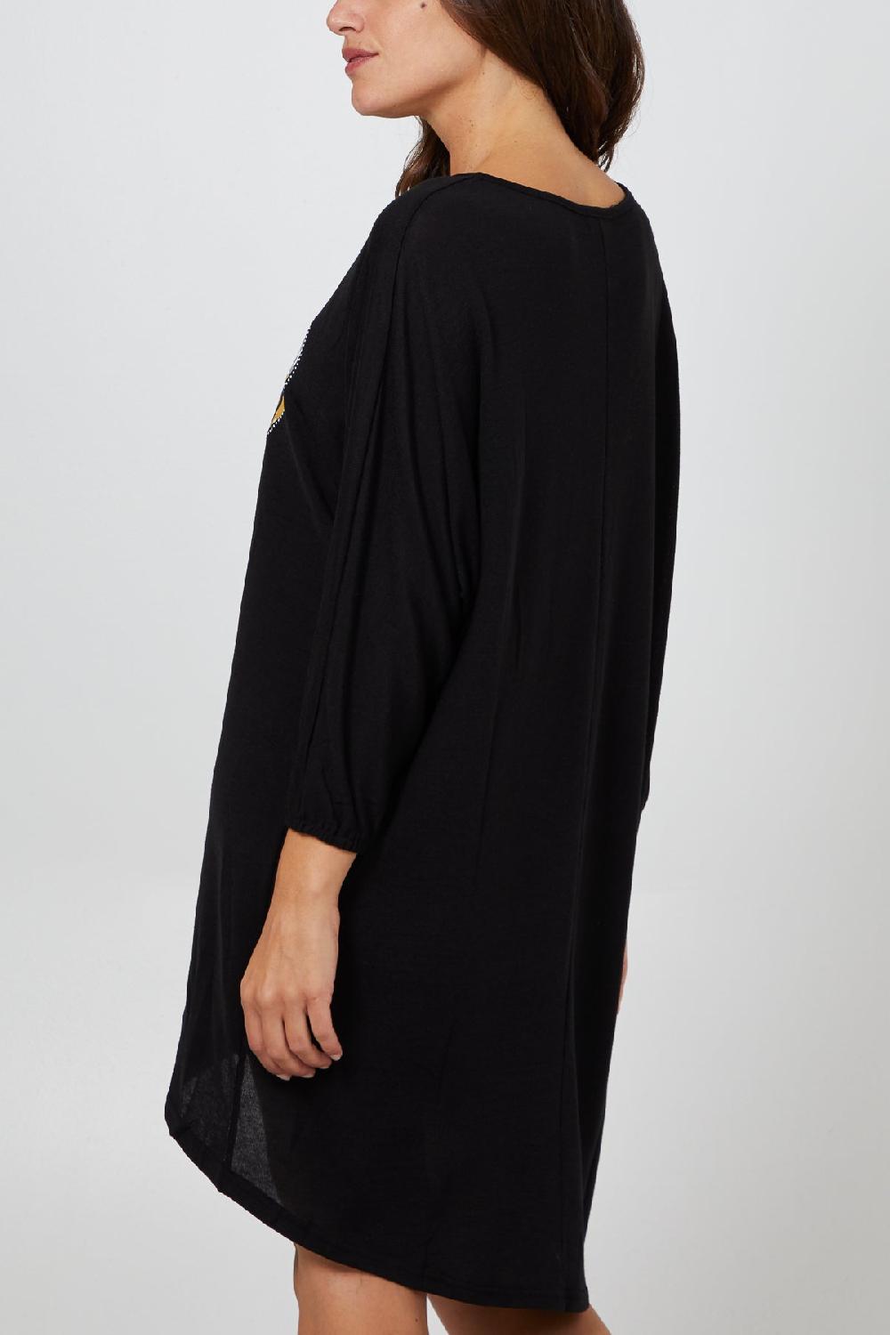 Qed London Animal Heart Tunic Top