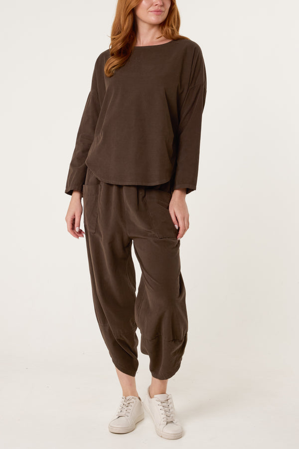 qed london Baby Corduroy Blouse & Trousers Set