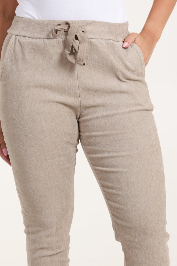 Qed London Baby Corduroy Magic Drawstring Trousers