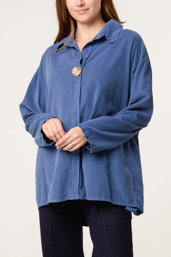 Qed London Baby Corduroy Pure Cotton Shirt