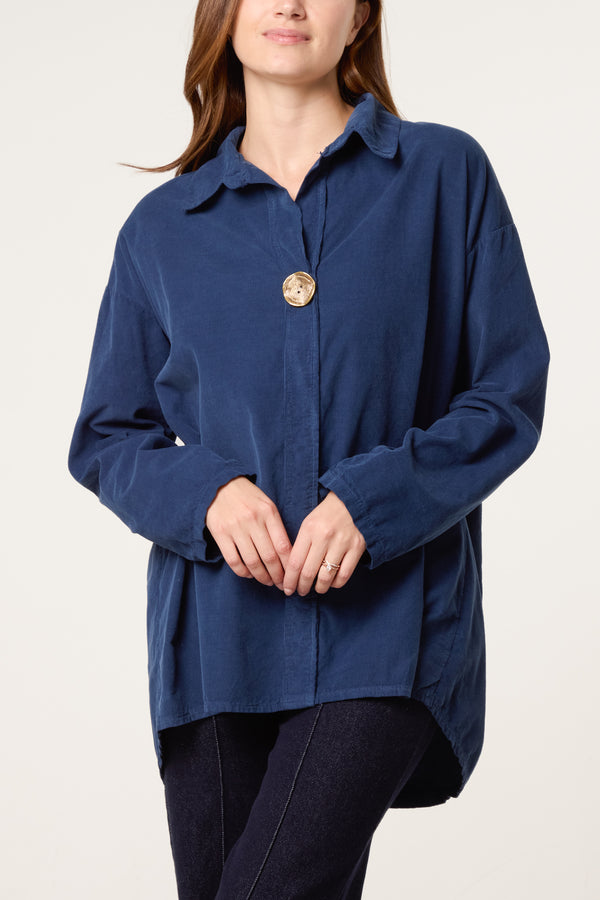 qed london Baby Corduroy Pure Cotton Shirt