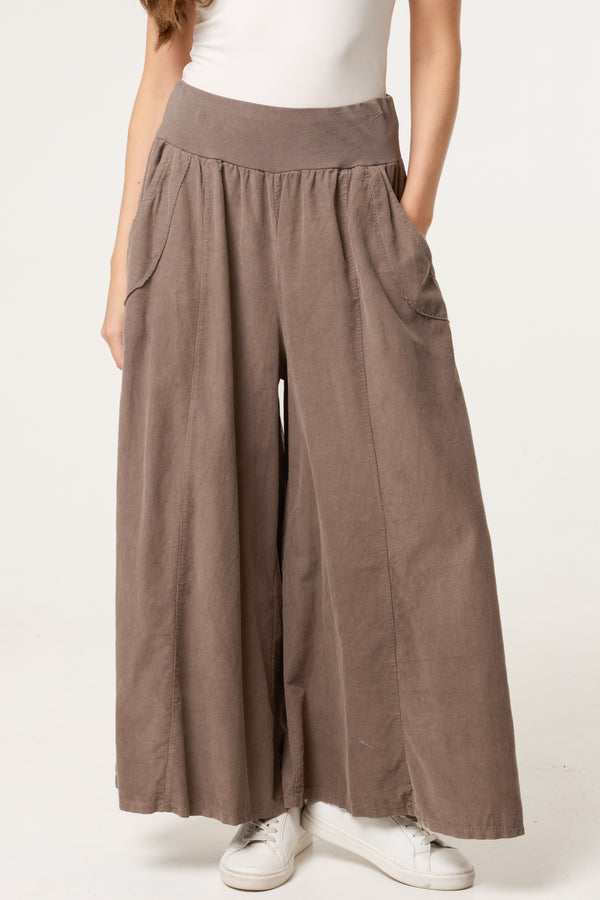 Qed London Baby Corduroy Wide Leg Trouser