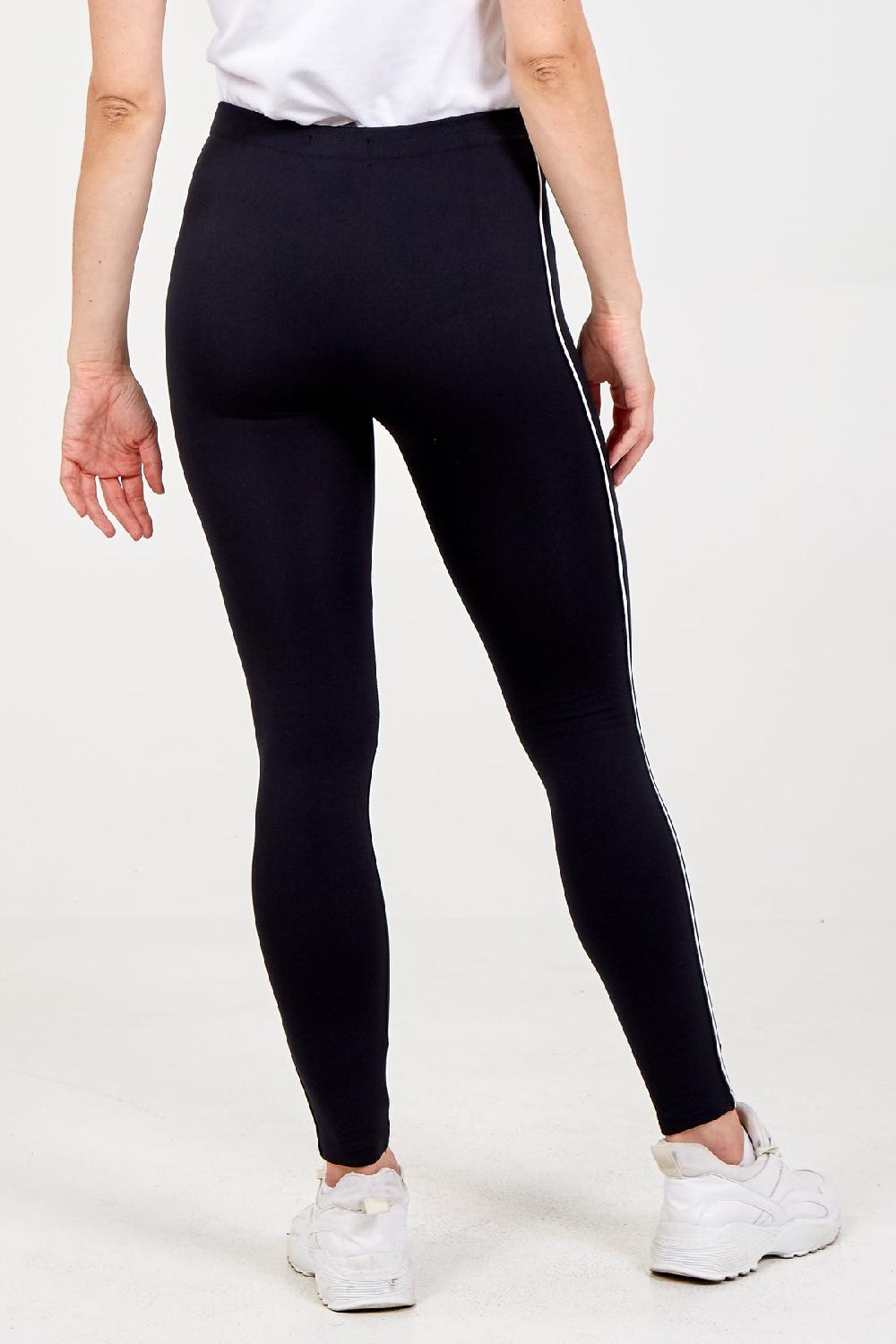 Qed London Basic One Stripe Legging