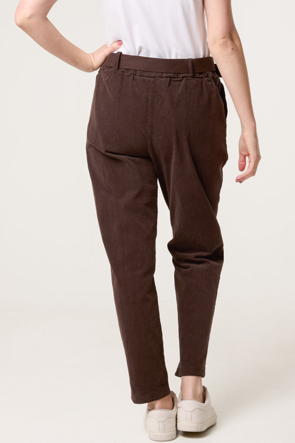 Qed London Belted Baby Corduroy Trousers