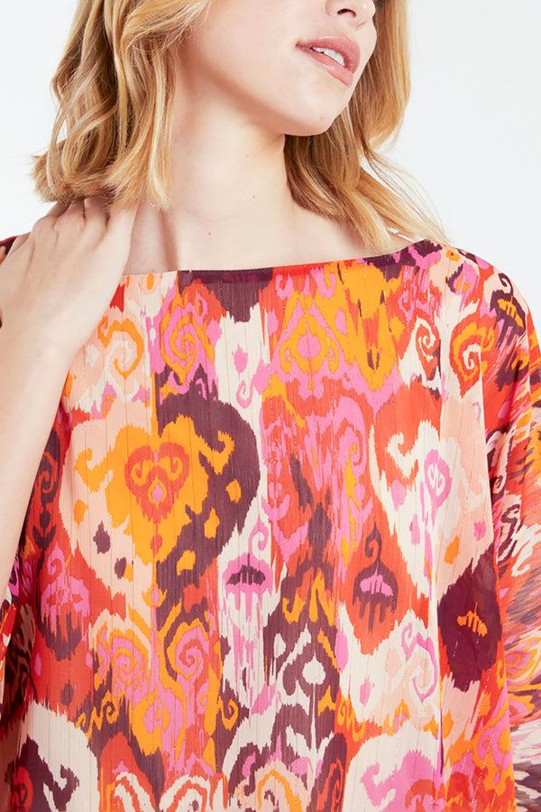 Qed London Bold Print Kimono Top