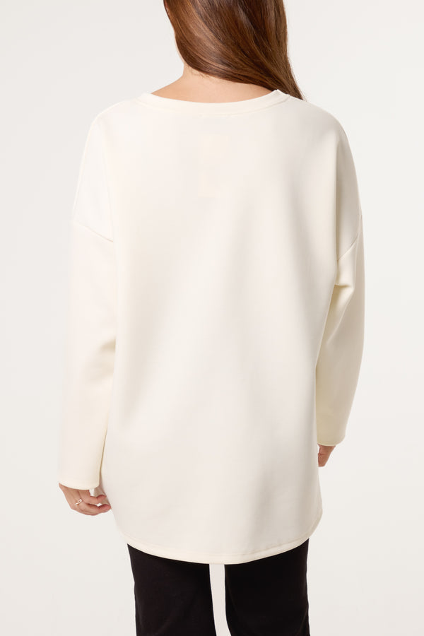 Qed London "Brooklyn" Soft Touch Sweatshirt