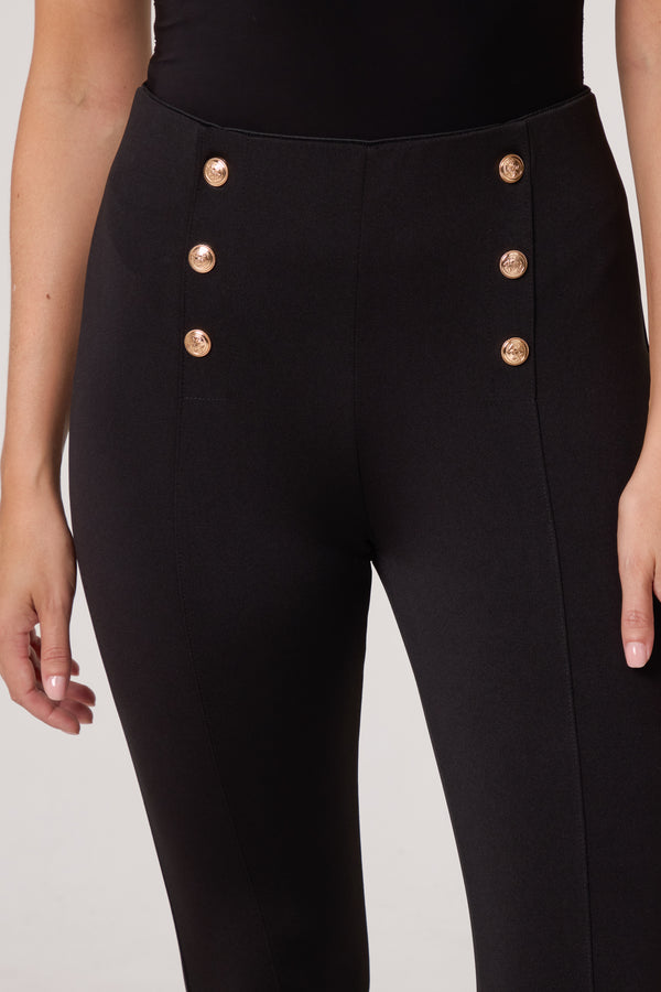 Qed London Button Detail Shaping Legging
