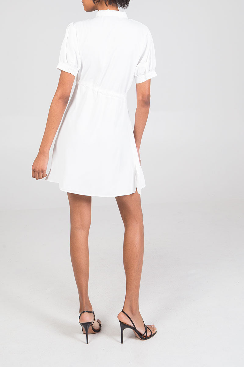 Qed London Button Through Shirt Dress