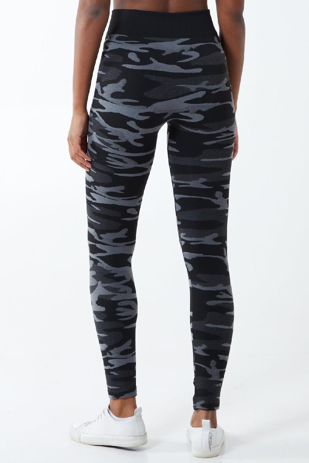 Qed London Camouflage Fleece Lined Leggings