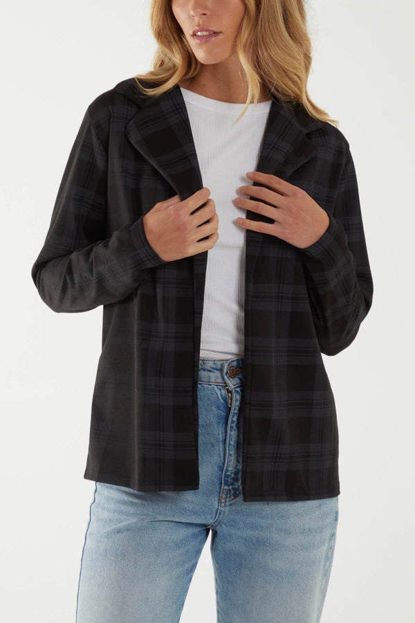 qed london Checked Blazer