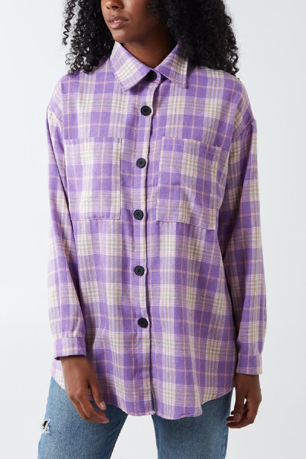 Qed London Combed Check Shirt