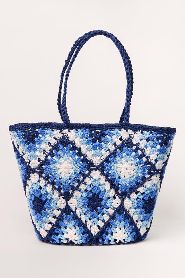 Qed London Crochet Tote Bag