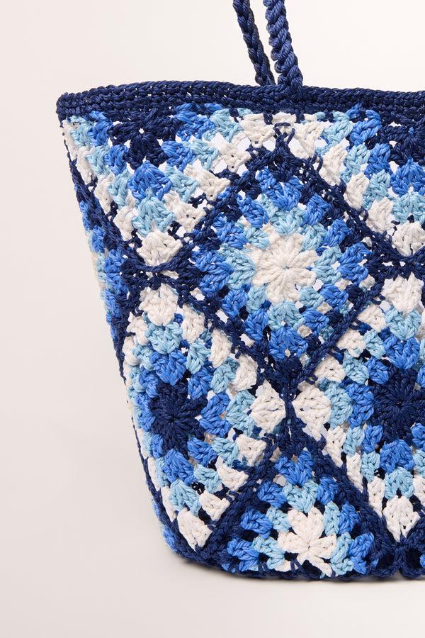 Qed London Crochet Tote Bag