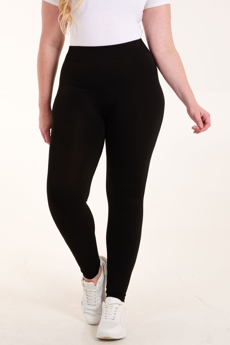 qed london Curve Fleece Lined Legging