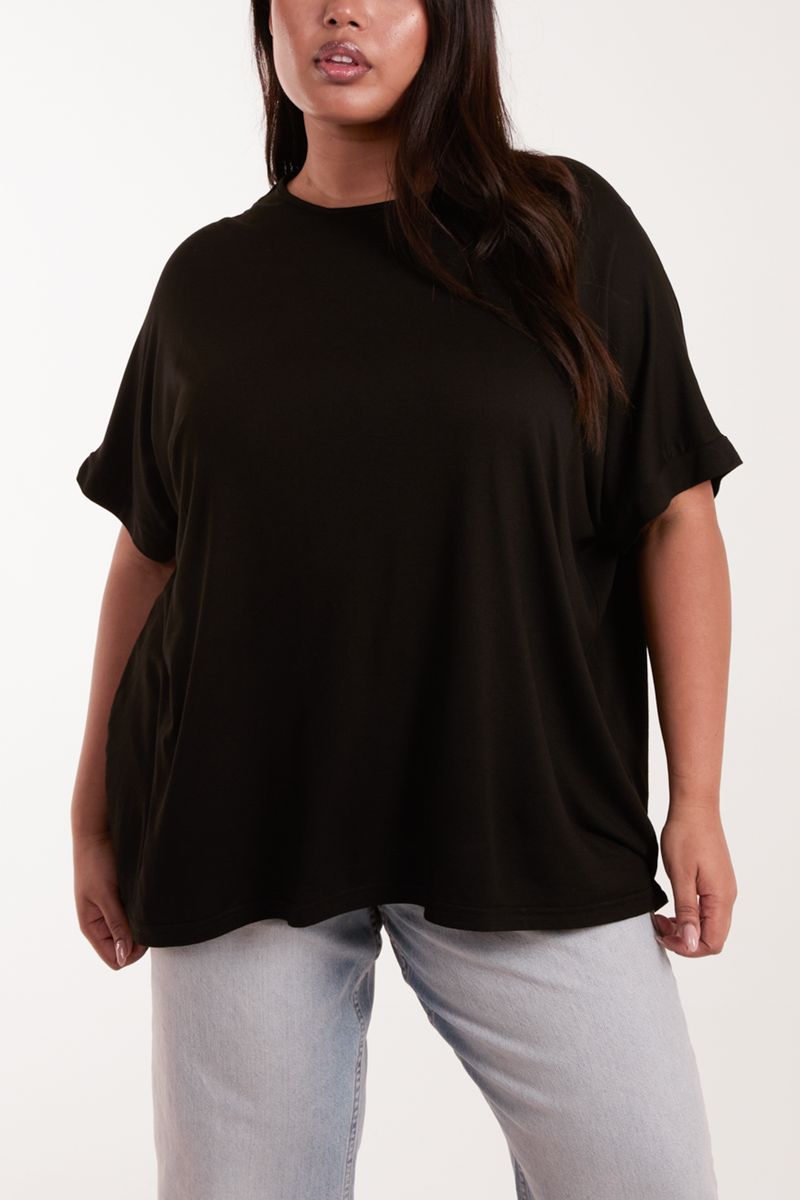 qed london Curve Floral Crochet Back Top