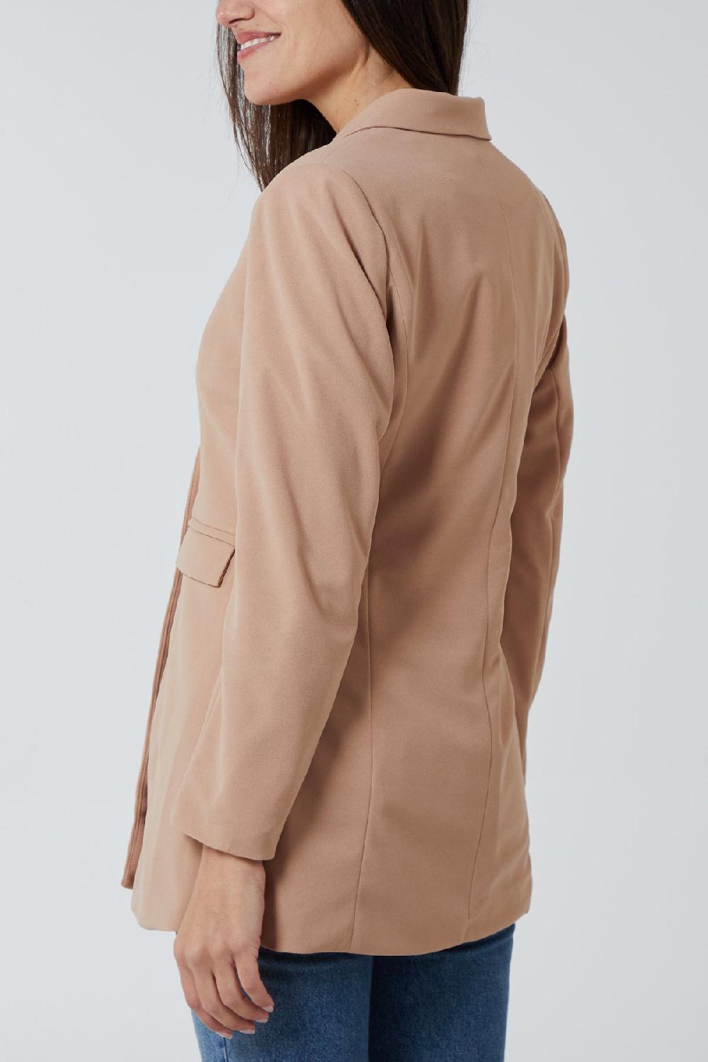 Qed London Double Breasted Blazer