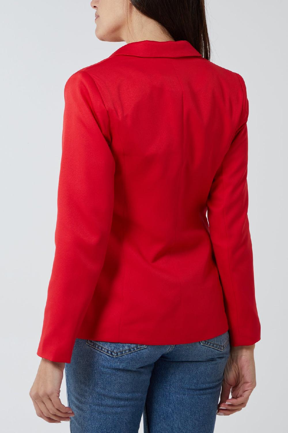 Qed London Double Breasted Blazer