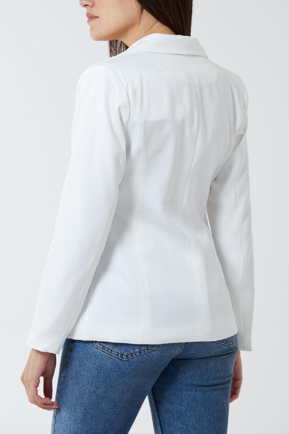 Qed London Double Breasted Blazer