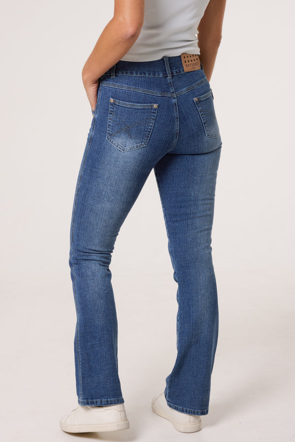 Qed London Double Button Waistband Jeans