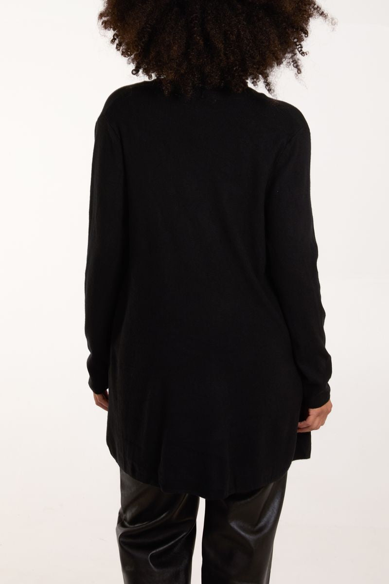 Qed London Edge To Edge Tassel Cardigan