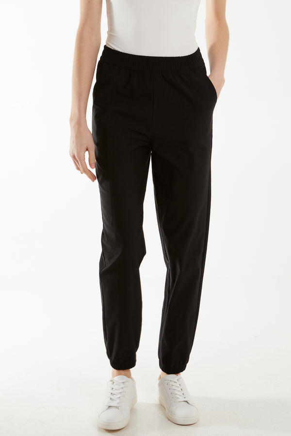 Qed London Elasticated Cuff Pocket Trouser
