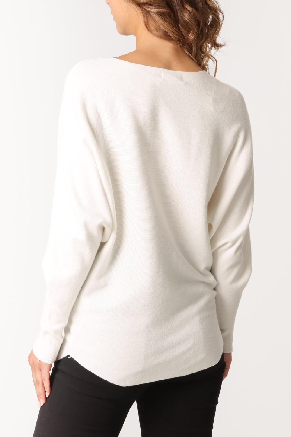 Qed London Embellished Cat Round Neck Jumper