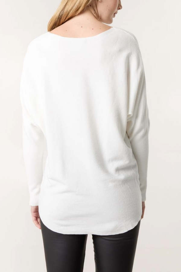 Qed London Embellished Cat With Bows Jumper