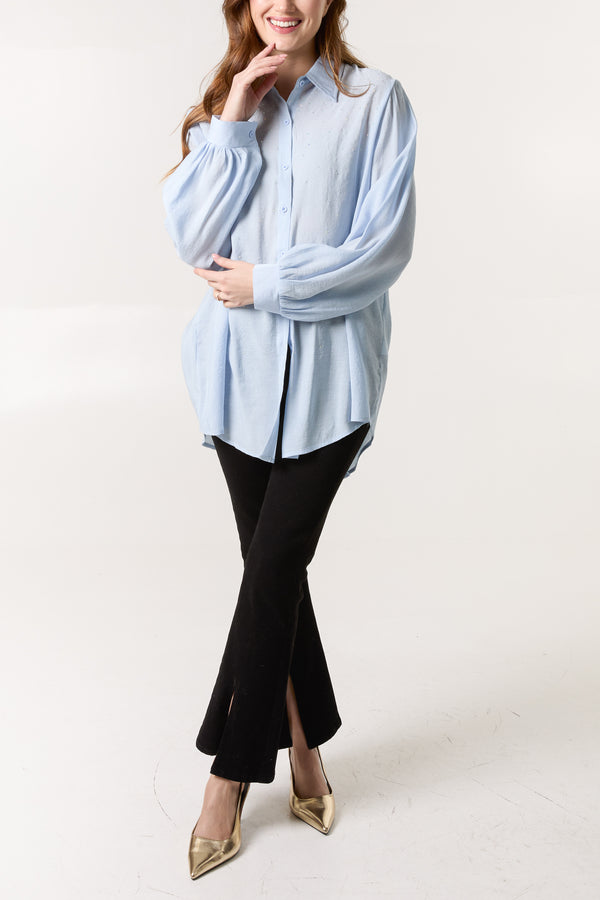 Qed London Embellished Classic Shirt