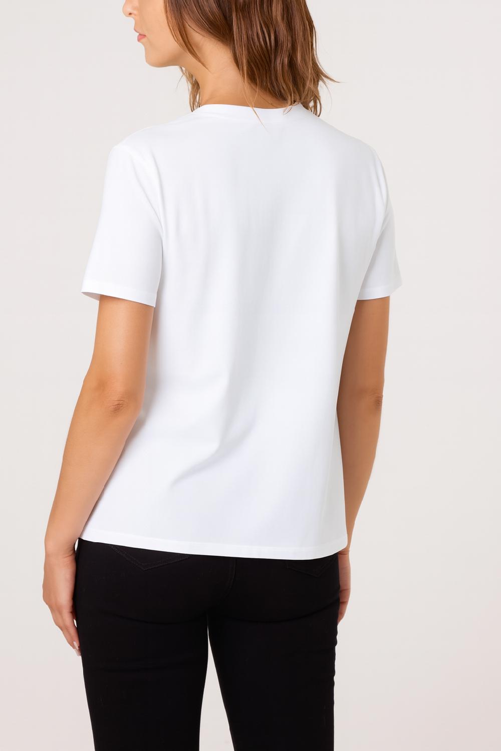 Qed London Embellished Cool Bear T-Shirt