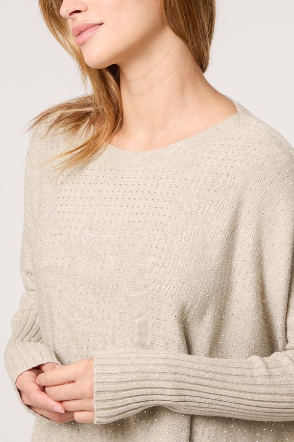 Qed London Embellished Jumper & Leggings Knit Co-Ord