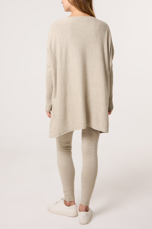 Qed London Embellished Jumper & Leggings Knit Co-Ord