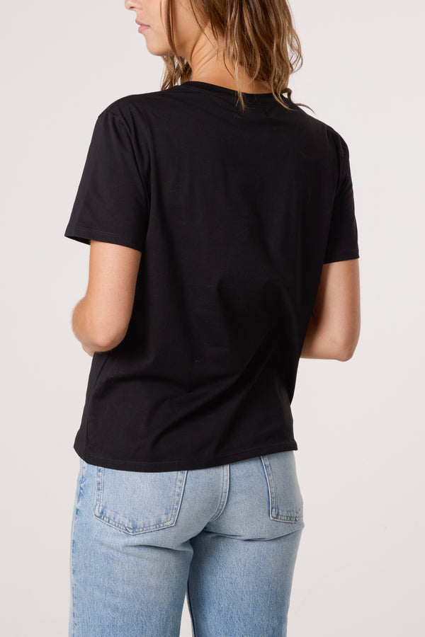 Qed London Embellished Shopping Bear T-Shirt