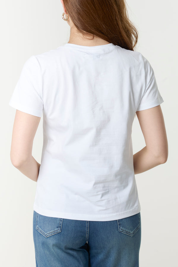 Qed London Embellished Teddy Bear T-Shirt