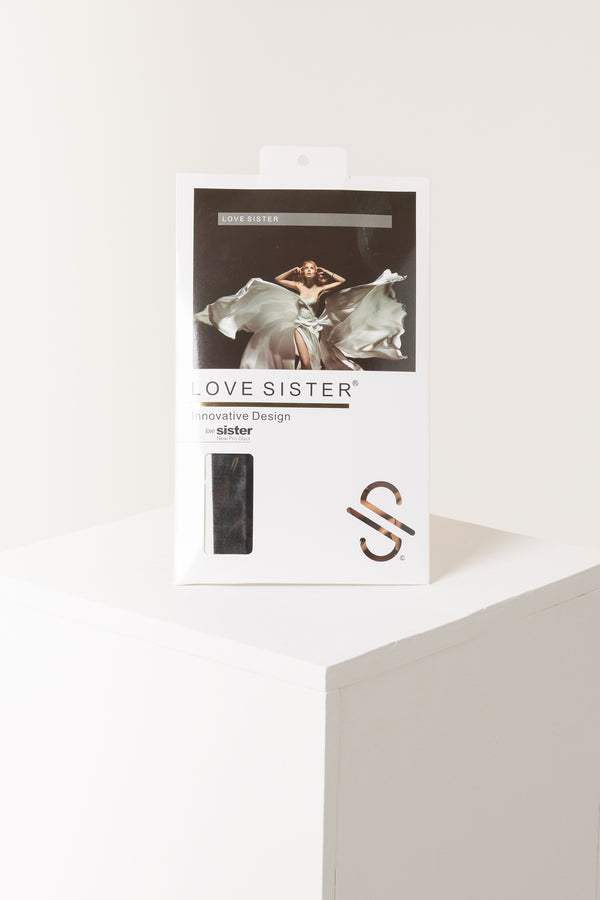 Qed London Floral Detail Black Sheer Tights