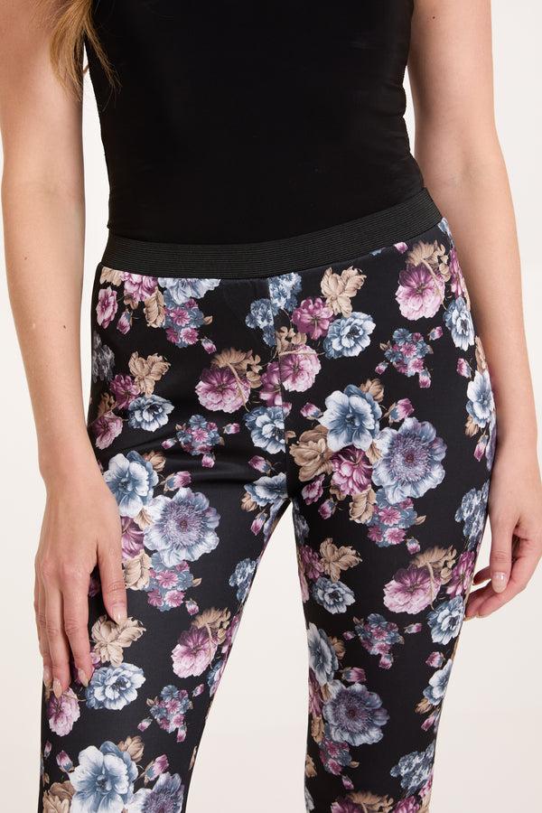Qed London Flower Print Leggings