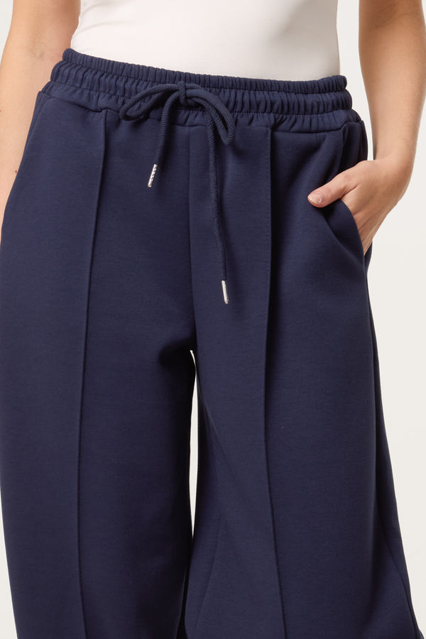 Qed London Front Crease Barrel Leg Joggers