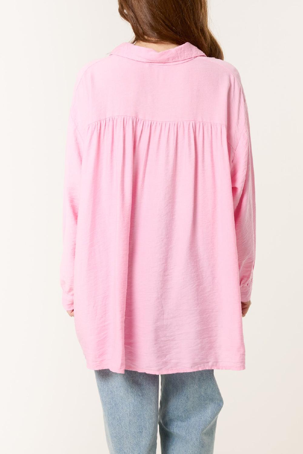 Qed London Heart Placement Long Sleeve Shirt